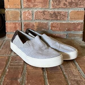 Toms Gray Slip On Sneakers